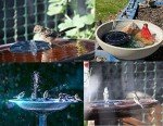 Solar Powered Bird Bath Fountain Pump Kit