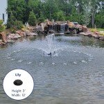 Aerating Pond Fountain – 1/4 HP, 3 Spray Patterns