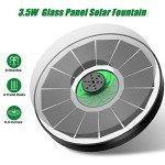 Solar Powered Bird Bath Fountain with Nozzles