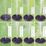 Solar Colorful Fountain with 12 LED Lights