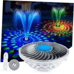 Solar Floating Fountain with Light Show