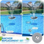 Solar Floating Fountain with Light Show