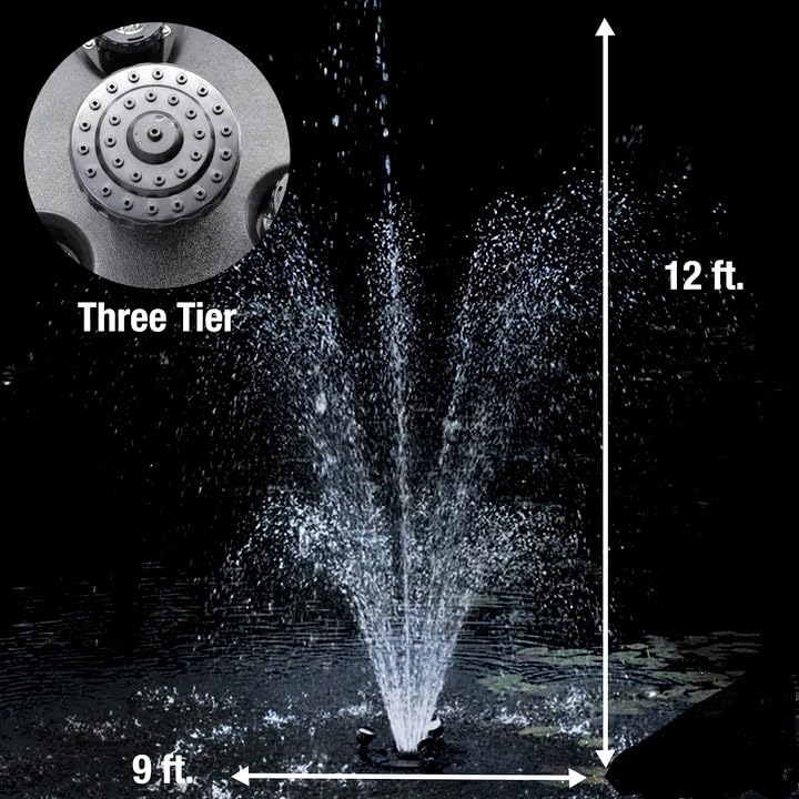 Custom Pro GV15000 Floating Pond Fountain Aerator Kit
