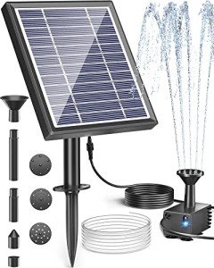 Solar Fountain Pump Kit for Bird Baths & Ponds