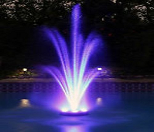 Ocean Mist Magic Pond Floating Fountain with RGB LEDs
