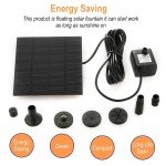 Solar Floating Fountain with Bird Bath Pump