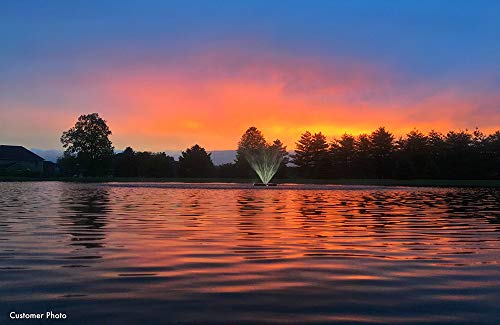 Fawn Lake SF75 Floating Fountain: 7 Patterns, Energy-Efficient