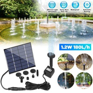 Solar Floating Fountain Pump for Bird Baths