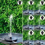 Solar Floating Fountain for Birds, Gardens, and Ponds