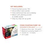 Pennington Aquagarden Complete Pond Fountain Kit
