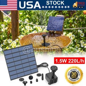 Solar Floating Fountain Pump for Bird Bath Decor
