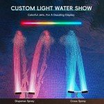 Solar Fountain with Lights for Above Ground Pools