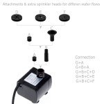 Solar Floating Fountain Pump for Bird Bath Decor