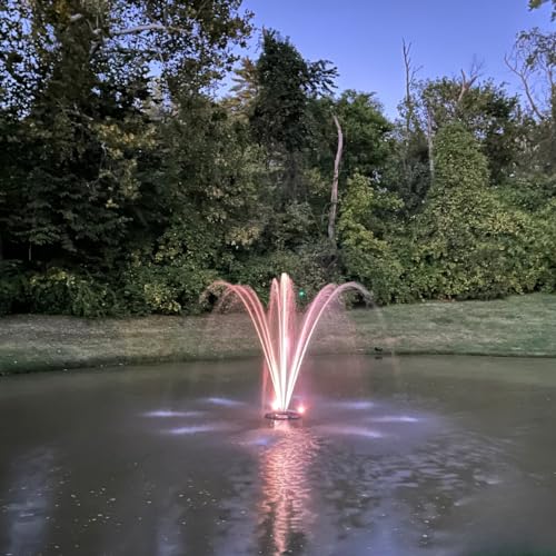 1.5 HP Floating Fountain with 11 Patterns & Lights