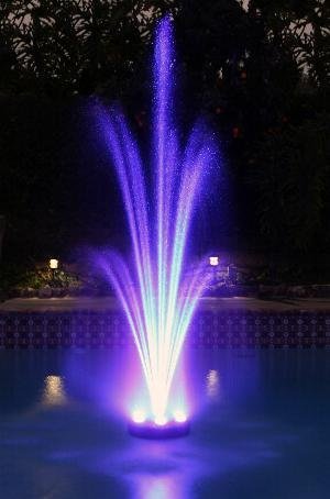 Ocean Mist Magic Pond Floating Fountain with RGB LEDs