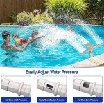 Solar Pool Fountain with 9-Color LED Lights