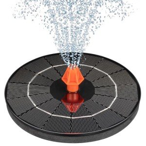 VOROSY Solar Fountain Pump with Nozzles & Rods