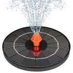 VOROSY Solar Fountain Pump with Nozzles & Rods