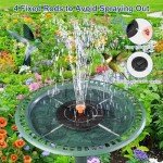 VOROSY Solar Fountain Pump with Nozzles & Rods