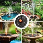 VOROSY Solar Fountain Pump with Nozzles & Rods