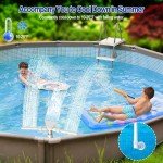 Solar Pool Fountain with LED Lights & Remote