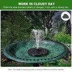 Solar Fountain Pump for Bird Bath & Pond