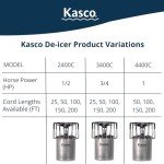 Kasco 1/2 HP Pond Deicer with 25 Ft Cord