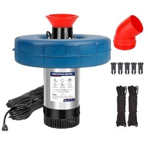 750W Floating Pond Fountain Aerator Pump - 1HP