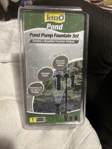 TetraPond Fountain Pump Set with Spray Patterns