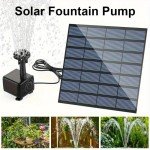 Solar Floating Fountain Pump for Garden Ponds