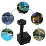 Solar Floating Fountain Pump for Garden Ponds