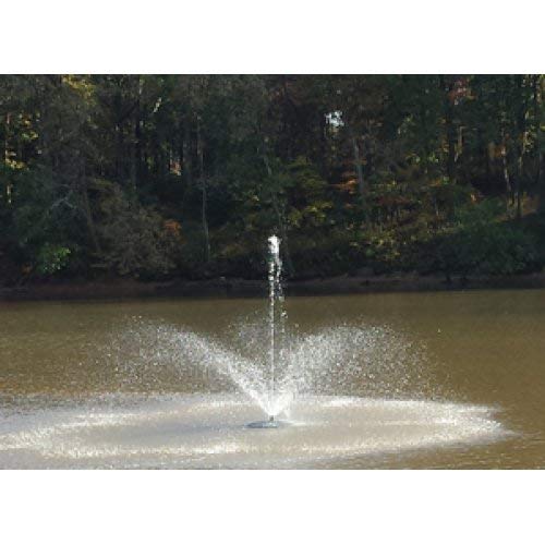 Powerful 1/3 HP Floating Pond Fountain Kit