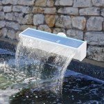 Lighted Acrylic Pond Waterfall Spillway with Remote