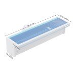 Lighted Acrylic Pond Waterfall Spillway with Remote