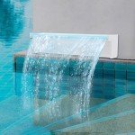 Lighted Acrylic Pond Waterfall Spillway with Remote