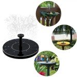 Solar Fountain Pump with 4 Nozzles for Ponds