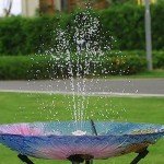 AISITIN Solar Fountain Pump for Bird Baths
