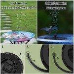 AISITIN Solar Fountain Pump for Bird Baths