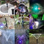 8-Piece Nozzle Set for Garden and Pond Fountains