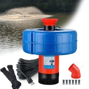 Powerful 110V Pond Fountain Aerator with Pump