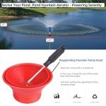 Powerful 110V Pond Fountain Aerator with Pump