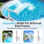 Adjustable Pool Fountain with Lights & Dual Spray