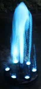Ocean Mist Magic Pond Floating Fountain with RGB LEDs