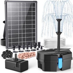 Solar Pond Fountain Pump with Filter Kit