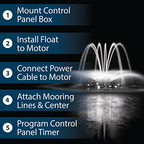Airmax EcoSeries Floating Fountain Kit for Big Ponds