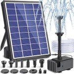 Solar Fountain Pump for Bird Baths & Ponds