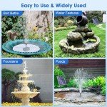 Solar Fountain Pump for Bird Baths & Ponds
