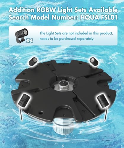 Large Pond Floating Fountain with 13000 GPH Pump