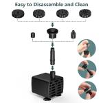 AISITIN Solar Water Pump Kit for Outdoor Fountains