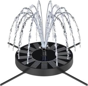 Solar Bird Bath Fountain Pump with Adjustable Spray